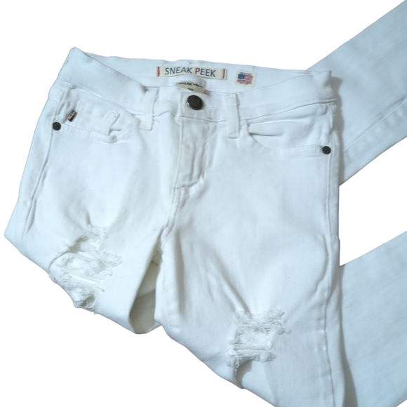 Sneak peek jeans size 1 color white - Picture 4 of 5